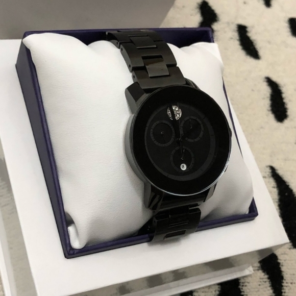 Ladies movado bold ,Crystal chronograph watch main image 4